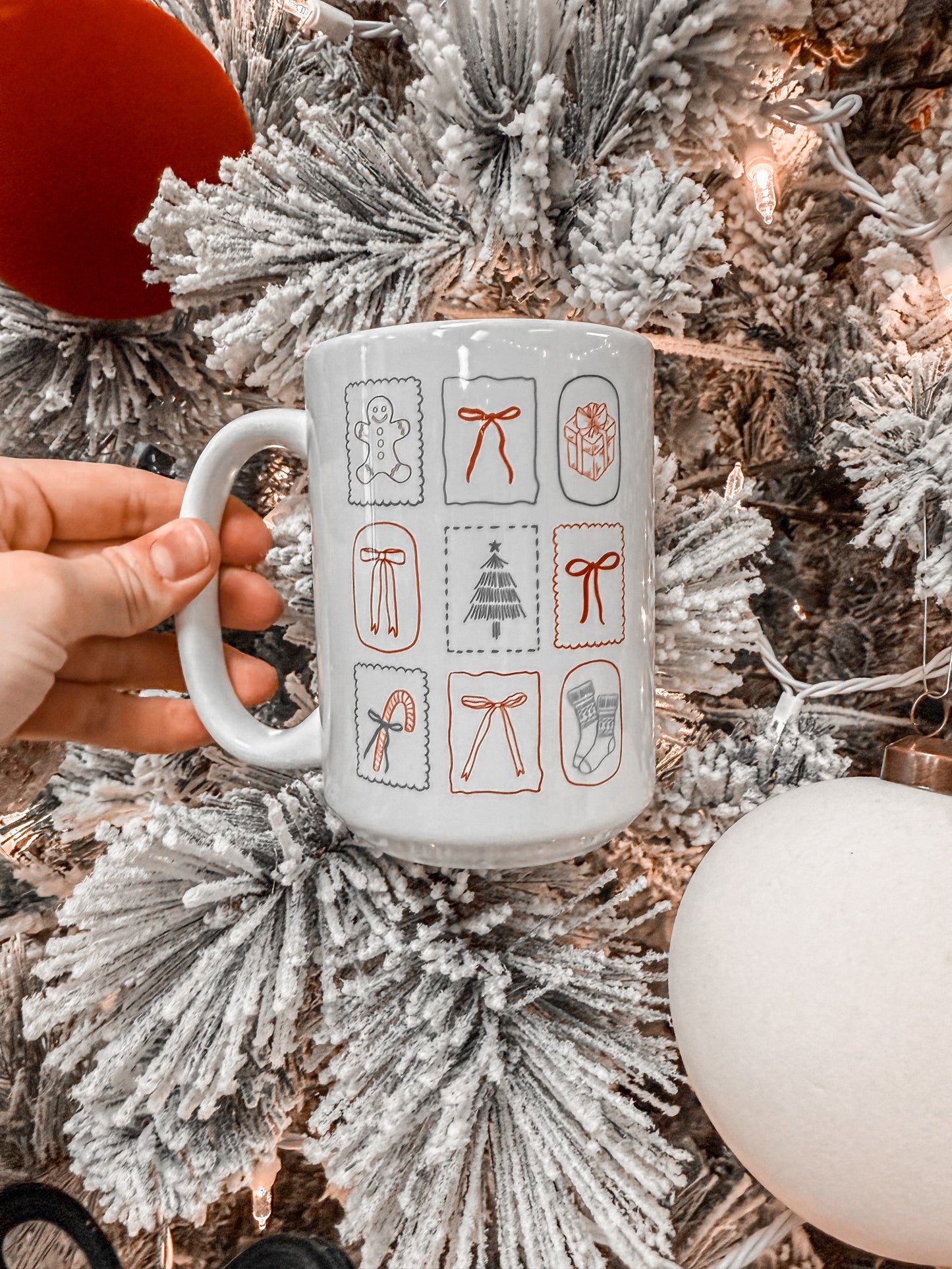 Bow coffee mug
