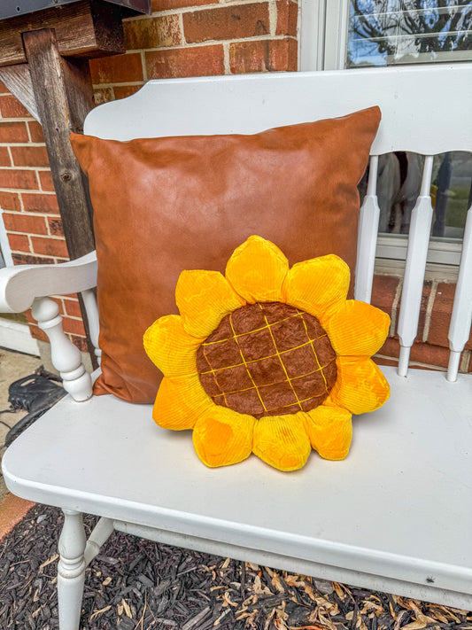 Sunflower Mini throw pillow