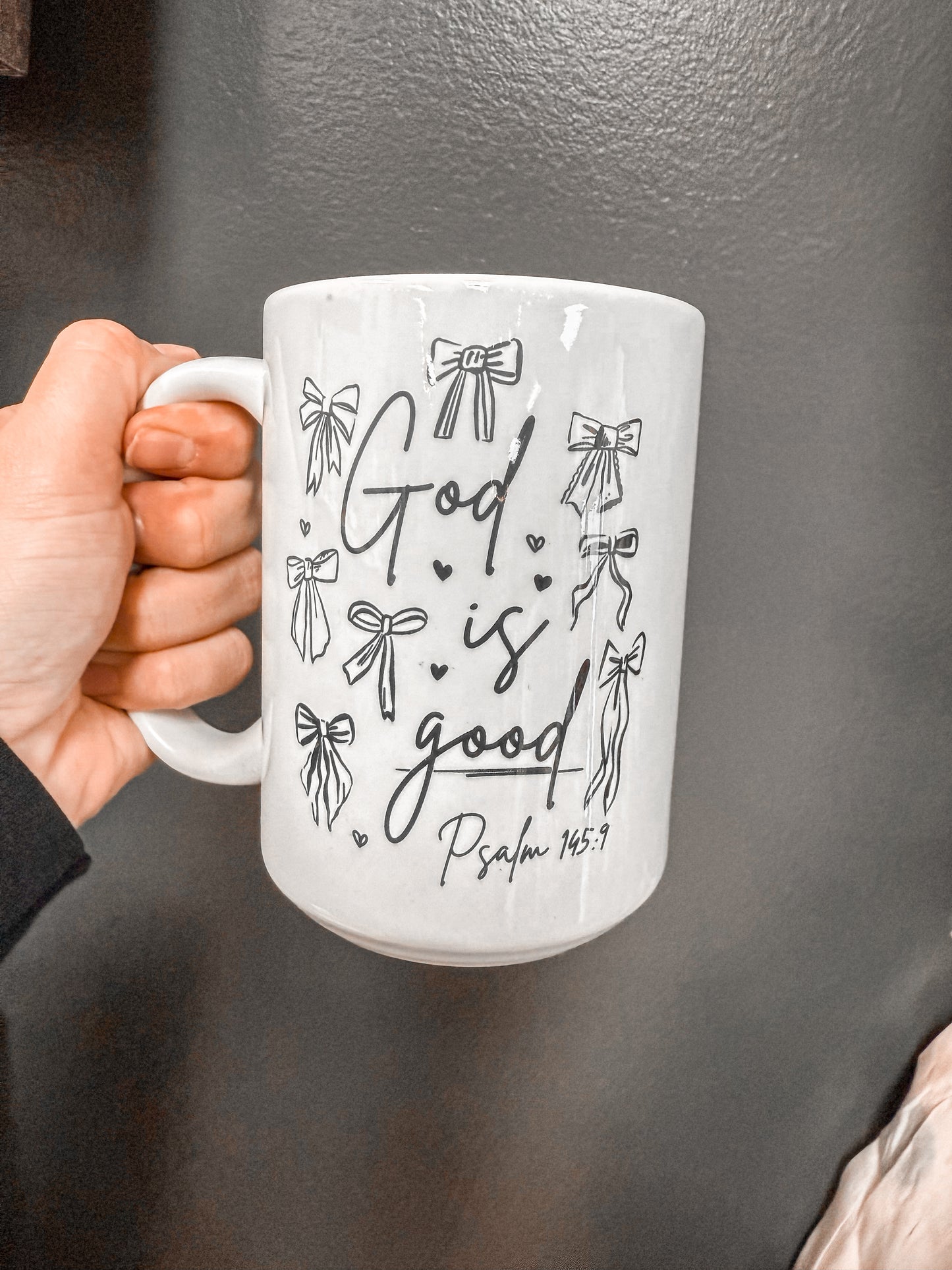 God is good coffee mug