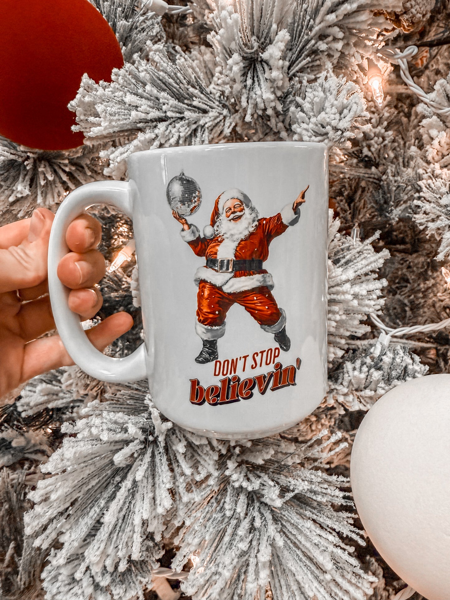 Don’t stop believing mug