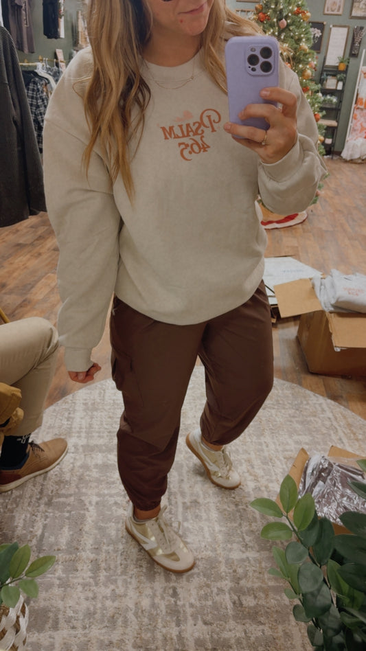 Psalm 40:5 crew neck