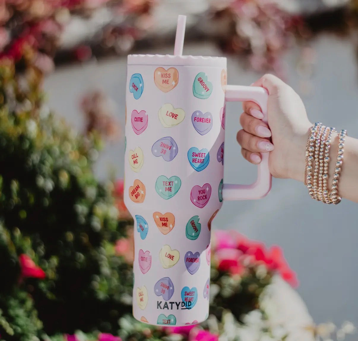 KATYDID Candy Heart Tumbler