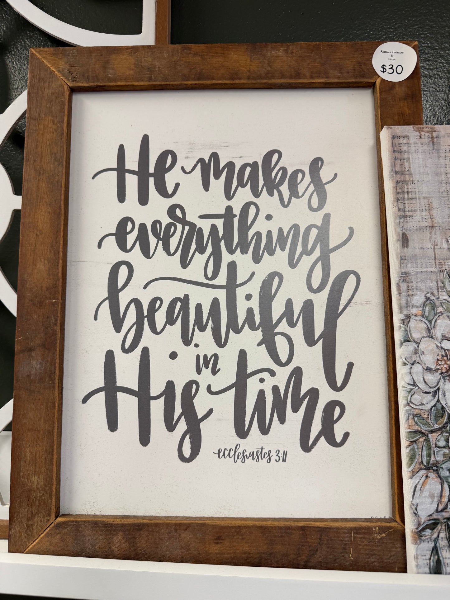 He makes everything beautiful