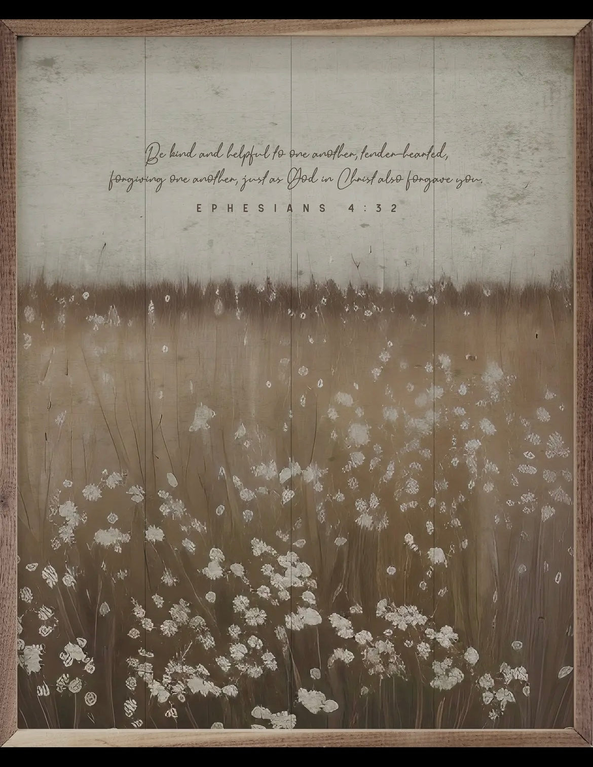 Be Kind and Helpful Flower Field