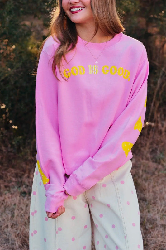 God is Good All The Time crew neck