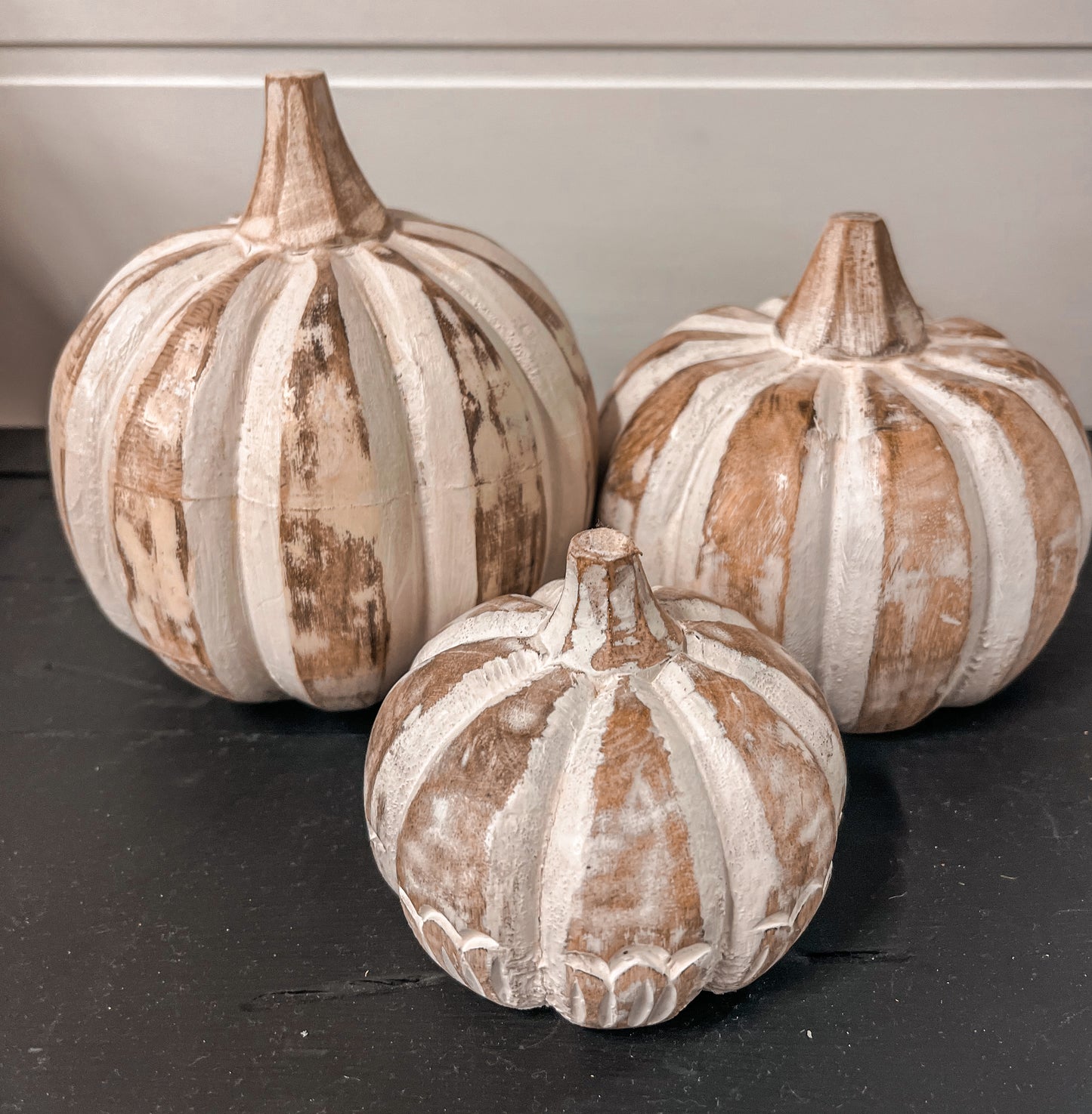 Wooden Pumpkins