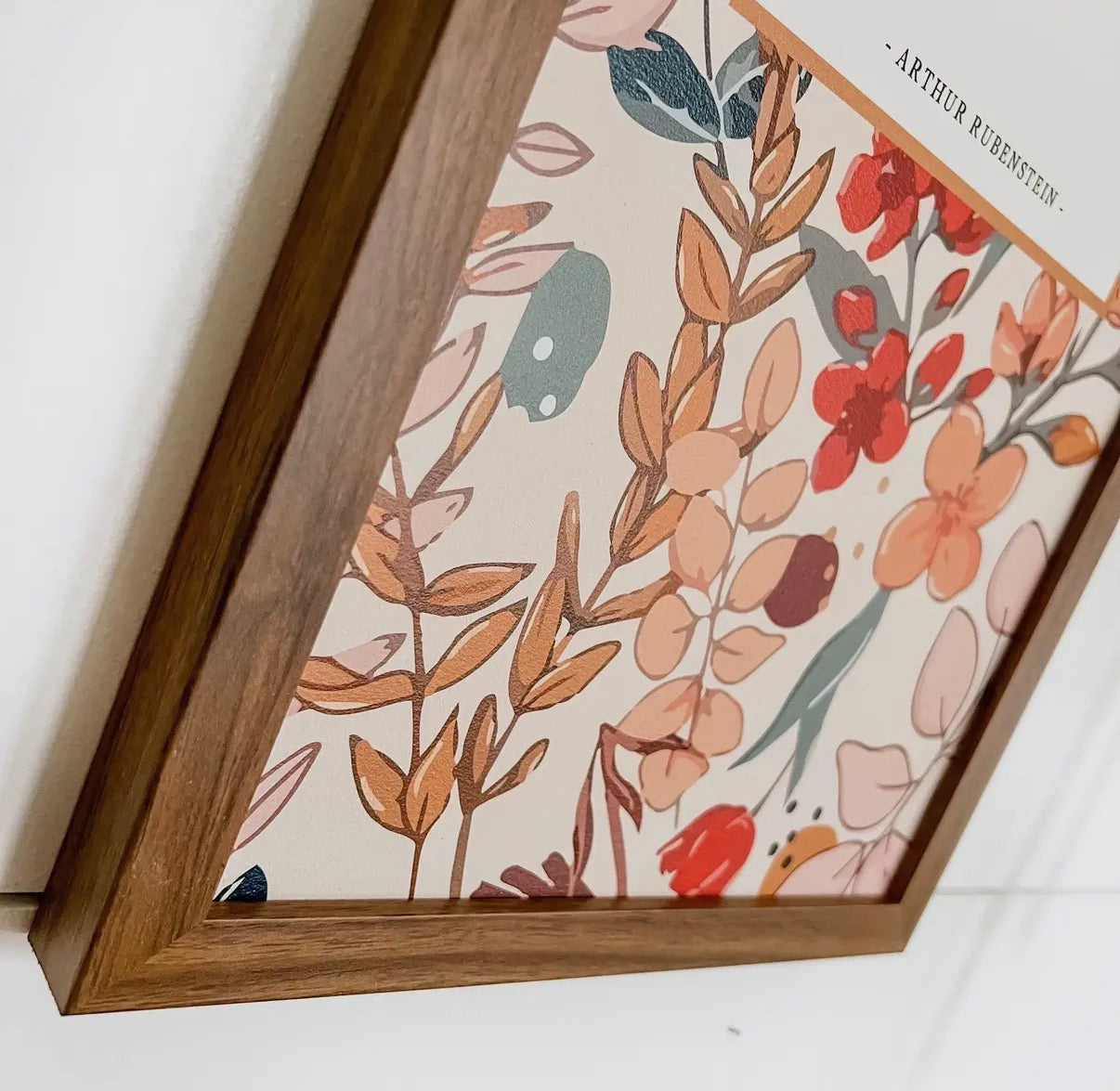 Love Life Floral Frame