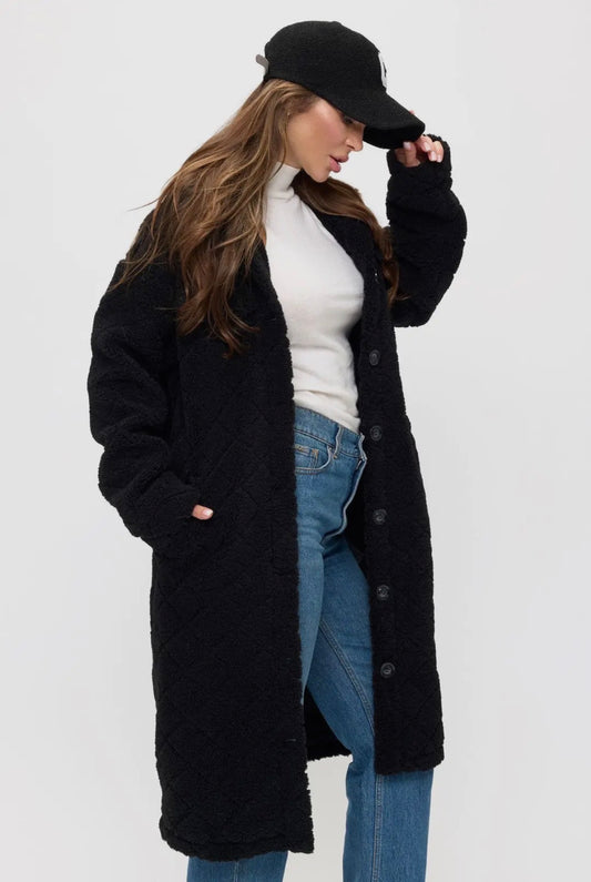 Diamond Sherpa Coat