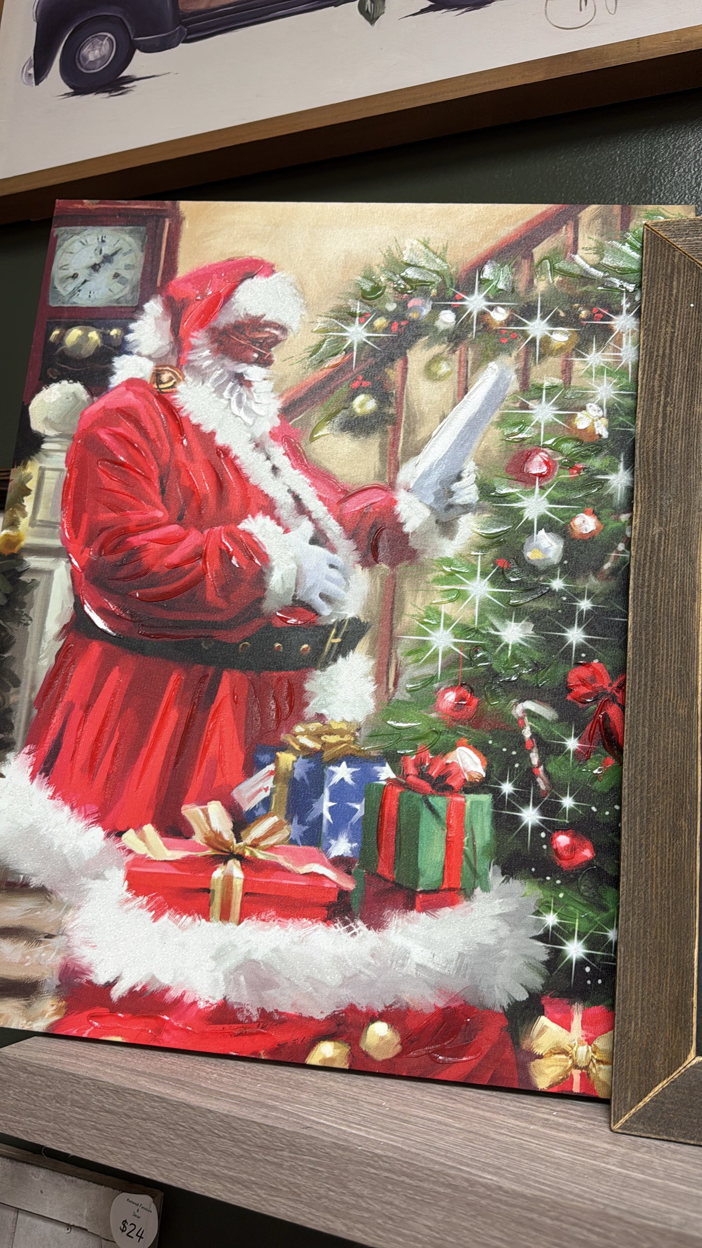 Santa canvas