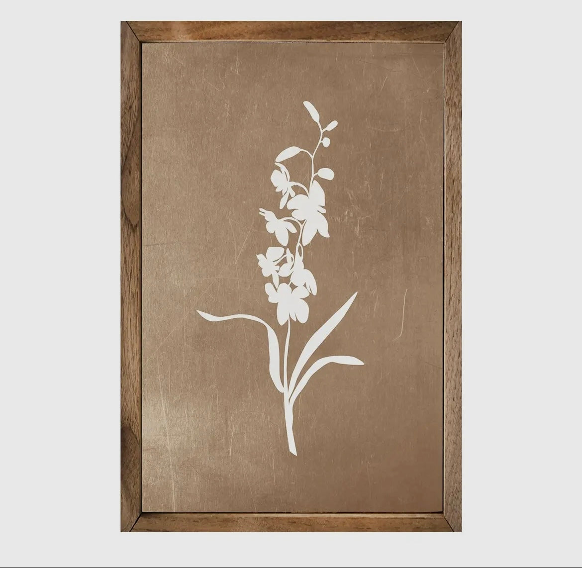 Brown Floral Pattern