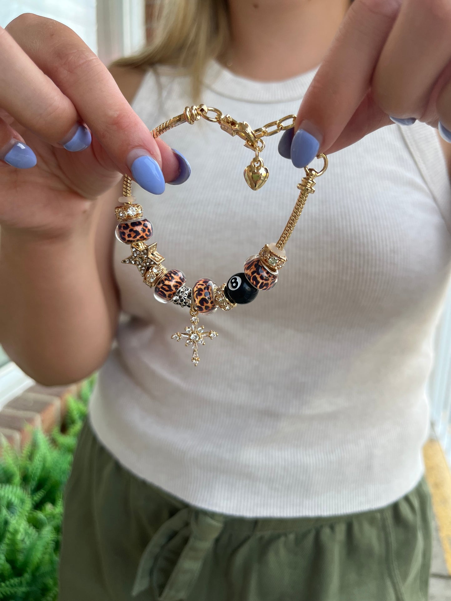 Cheetah charm bracelett