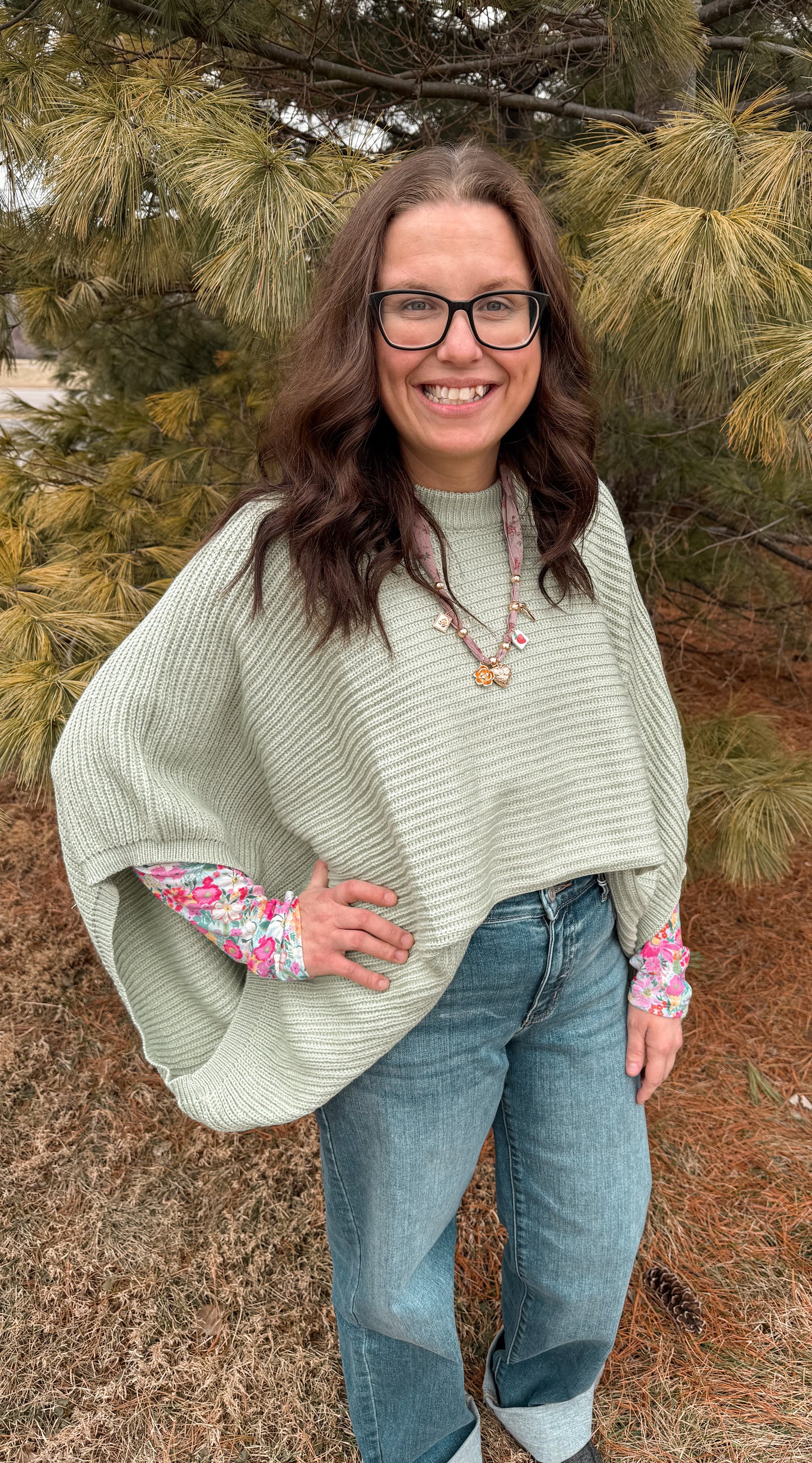 SPRING MEG PULLOVER PONCHO
