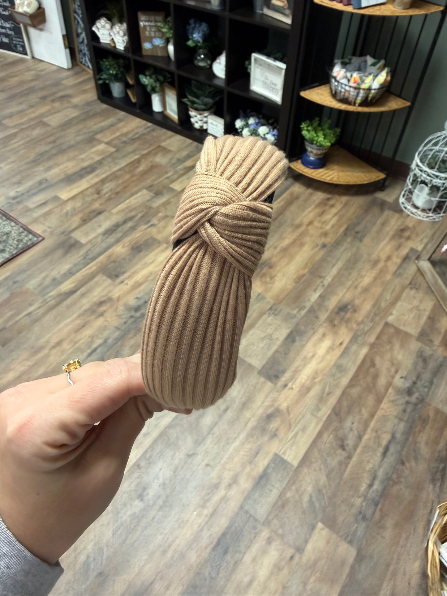 Brown headband