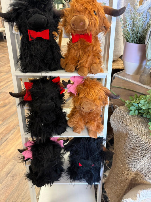 Valentine Highland cows