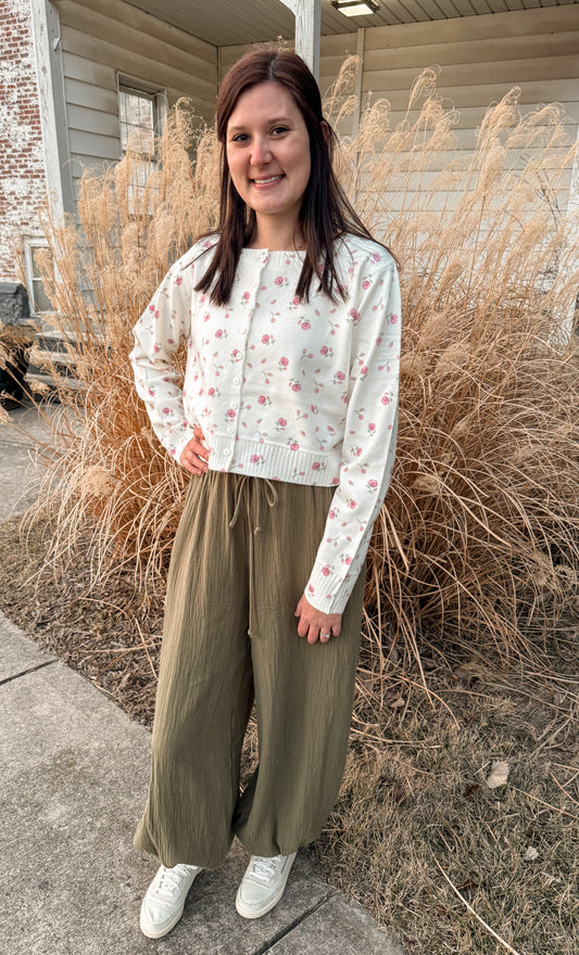 Grandmas Cropped Sweater