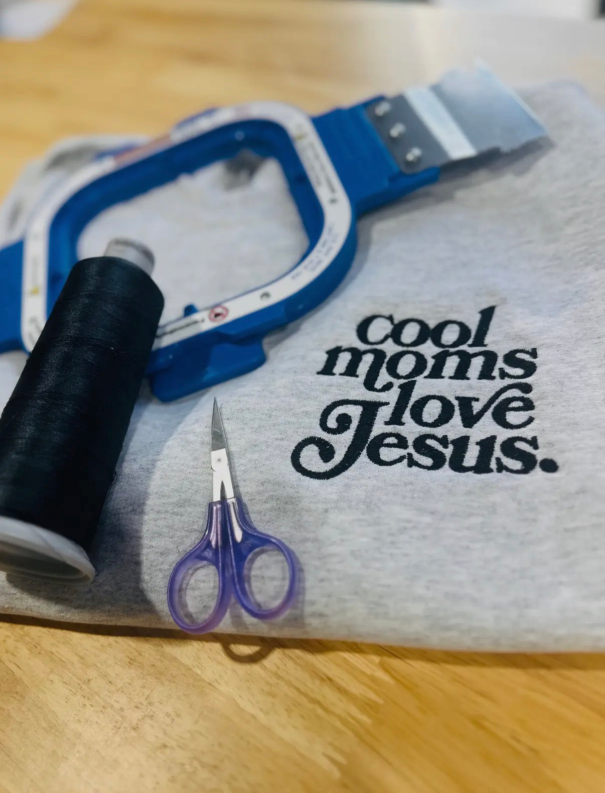 Cool moms love Jesus Crewneck- 2 colors