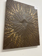 Metal Brown and Gold wall art