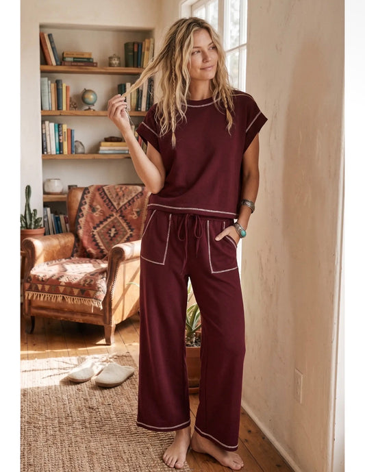 Maroon Scuba Set ✨