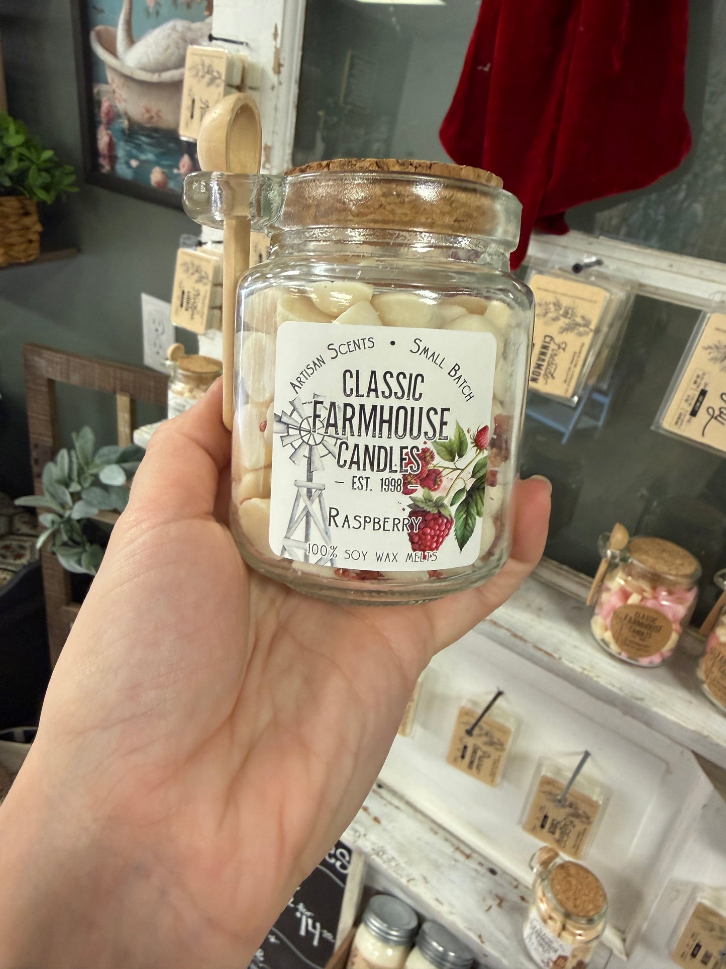 Raspberry wax melts