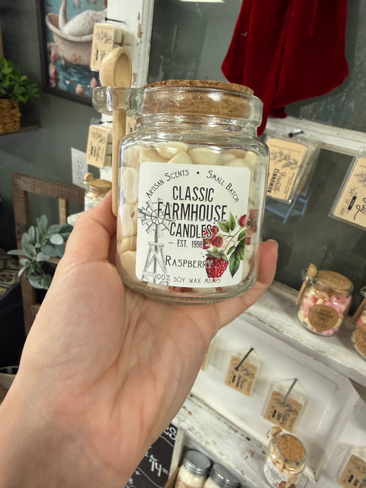 Raspberry wax melts