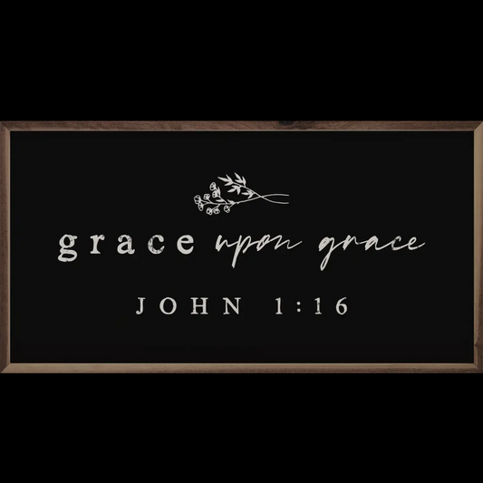 Grace upon Grace
