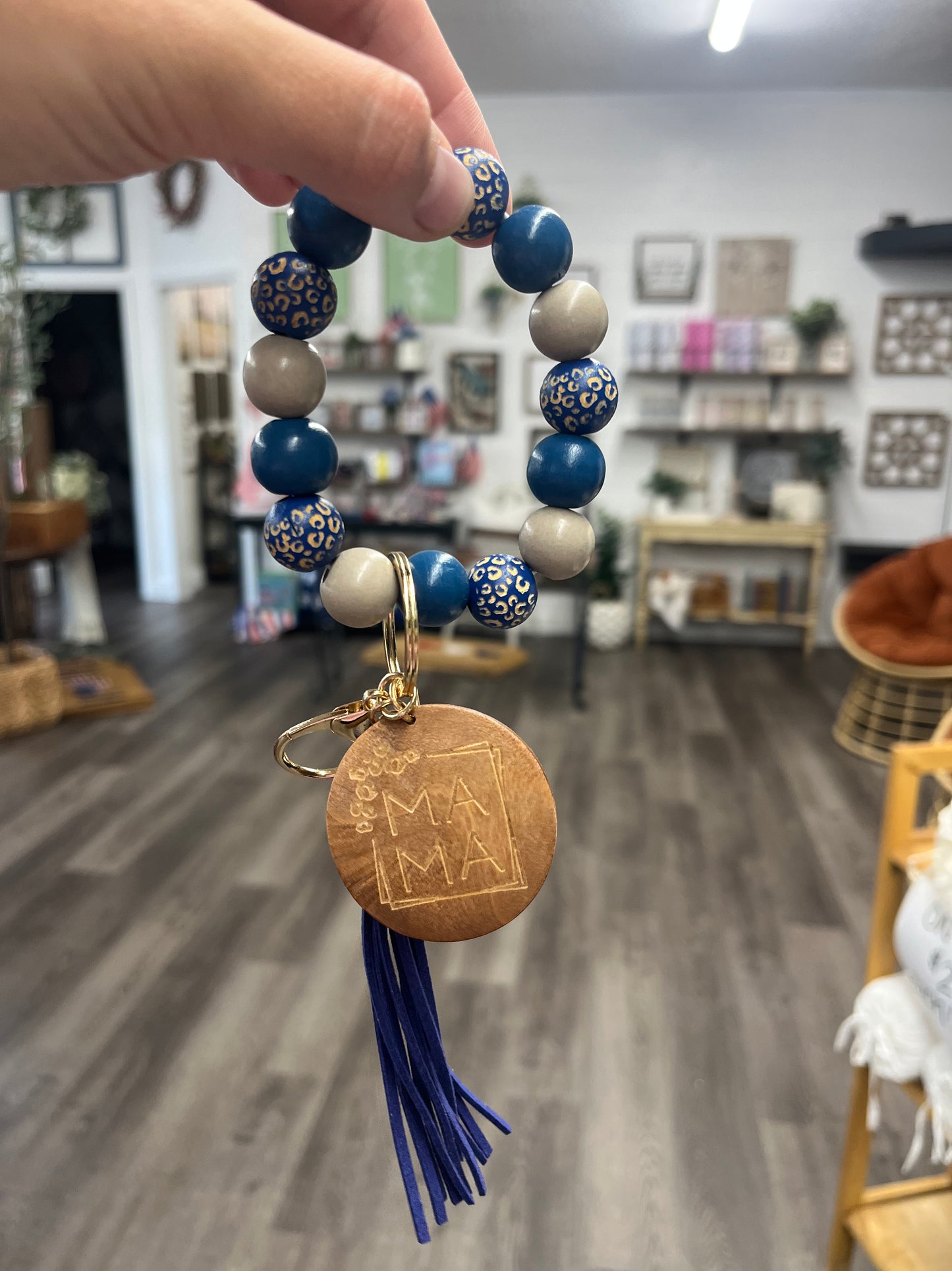 Blue Mama keychain