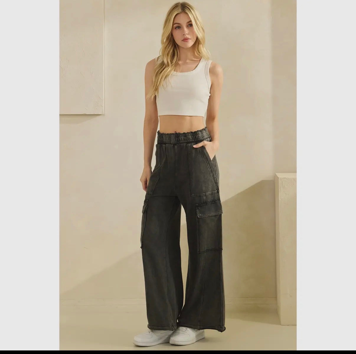 Mineral Wash Utility Pants- 3 Colors