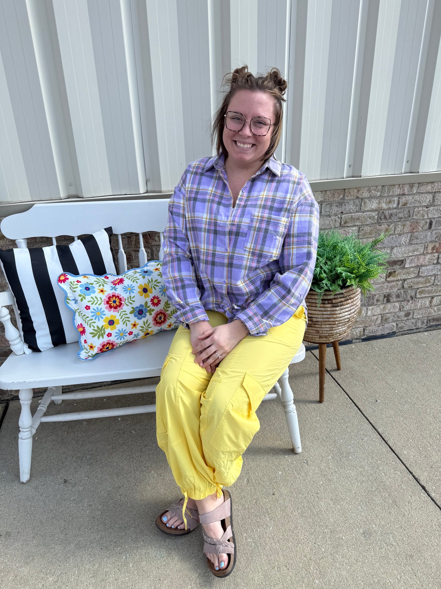 Katydid cargo pants- yellow💛