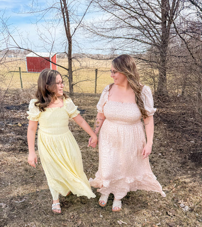 Floral smocked dress
