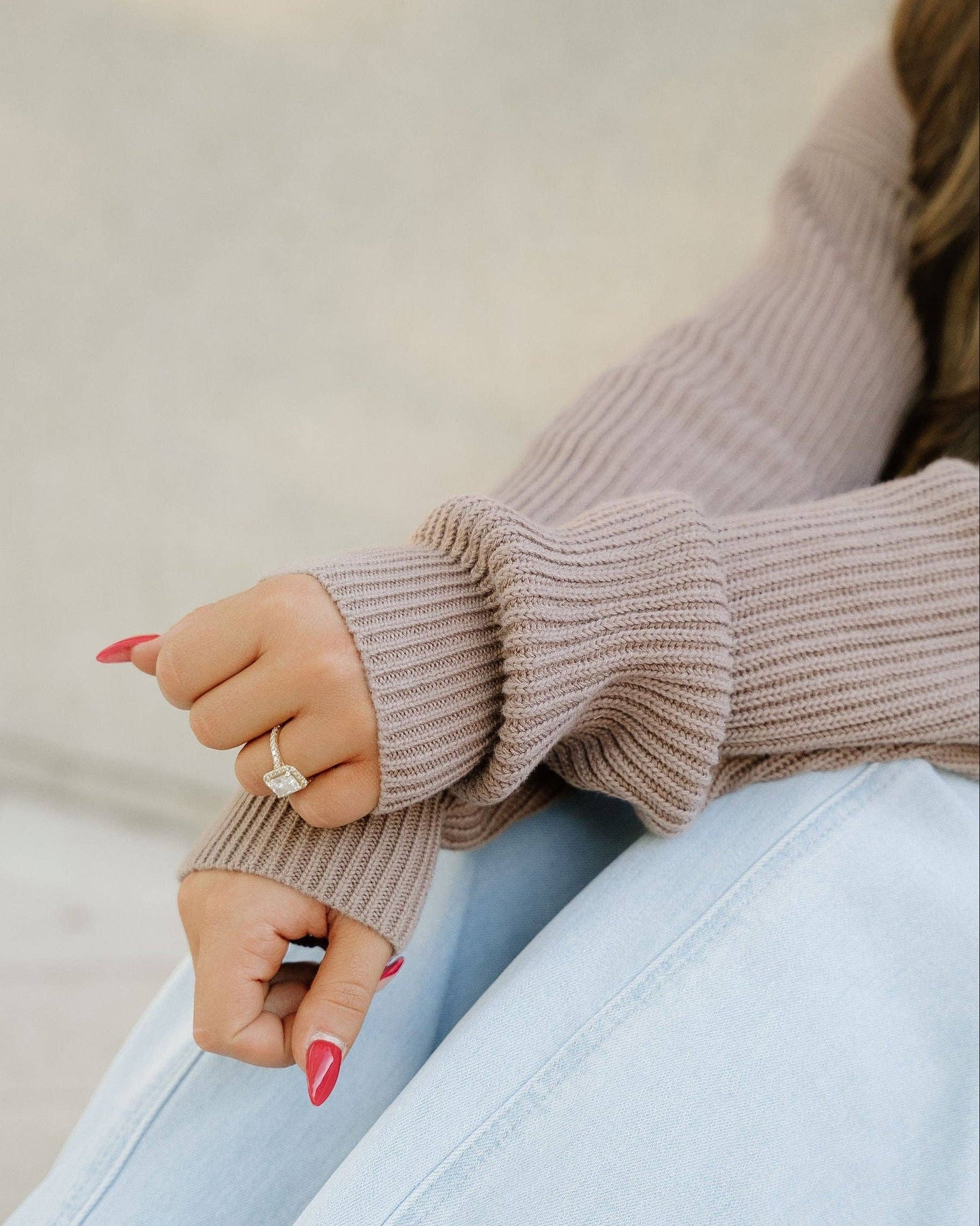 Fern Sweater Cardigan - Mocha