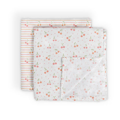Swaddle Blanket Set Cherry Cute