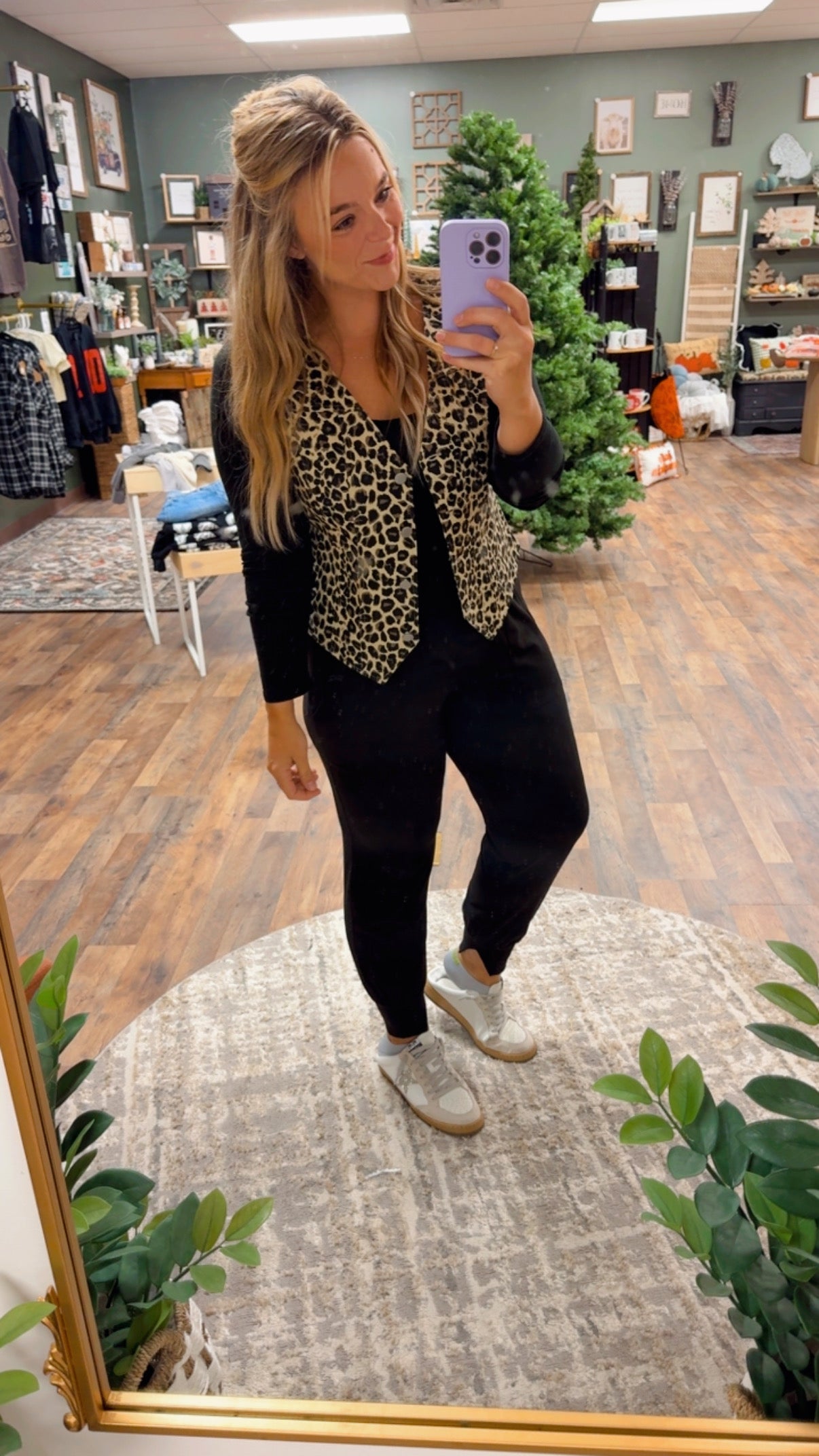 Leopard vest