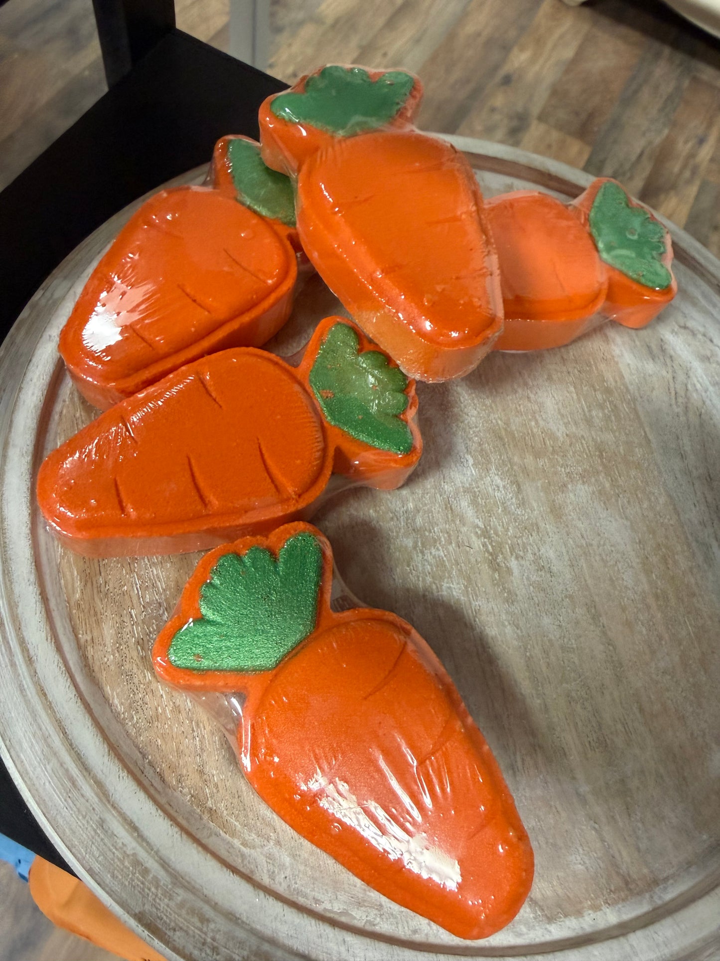 Carrot Bath Bombs