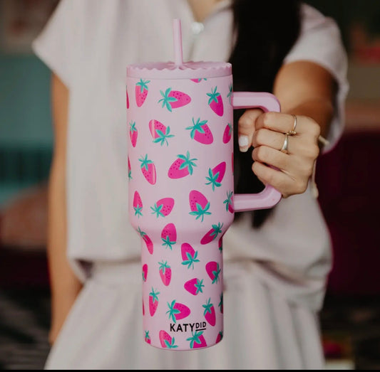 KATYDID Strawberry Tumbler