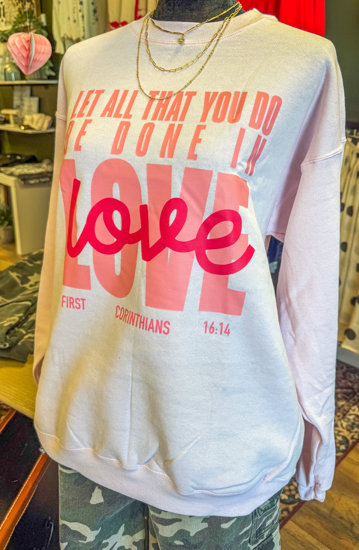 Love crew neck