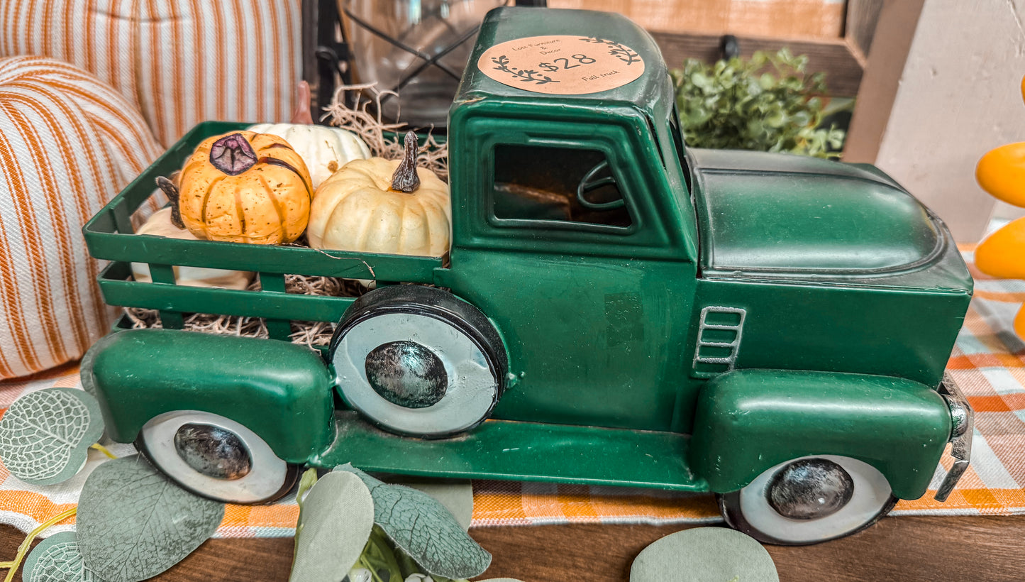 Green Fall Truck