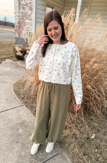 Grandmas Cropped Sweater