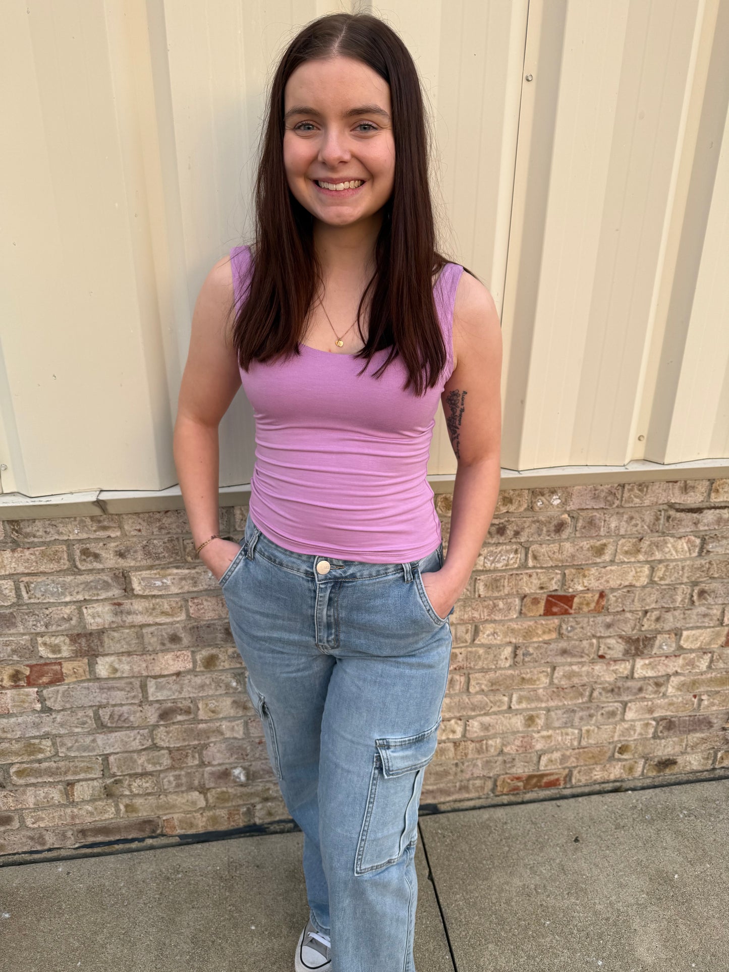 Double layered tank tops-8 colors