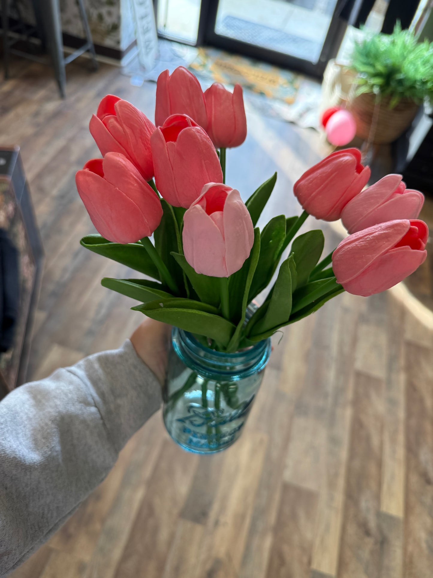 Pink tulips