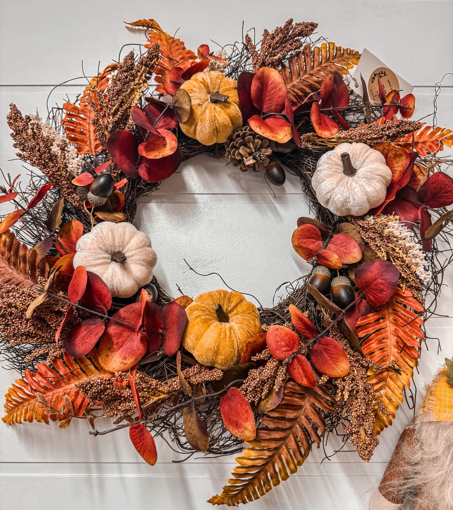 Fall Pumpkin Wreath