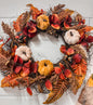 Fall Pumpkin Wreath