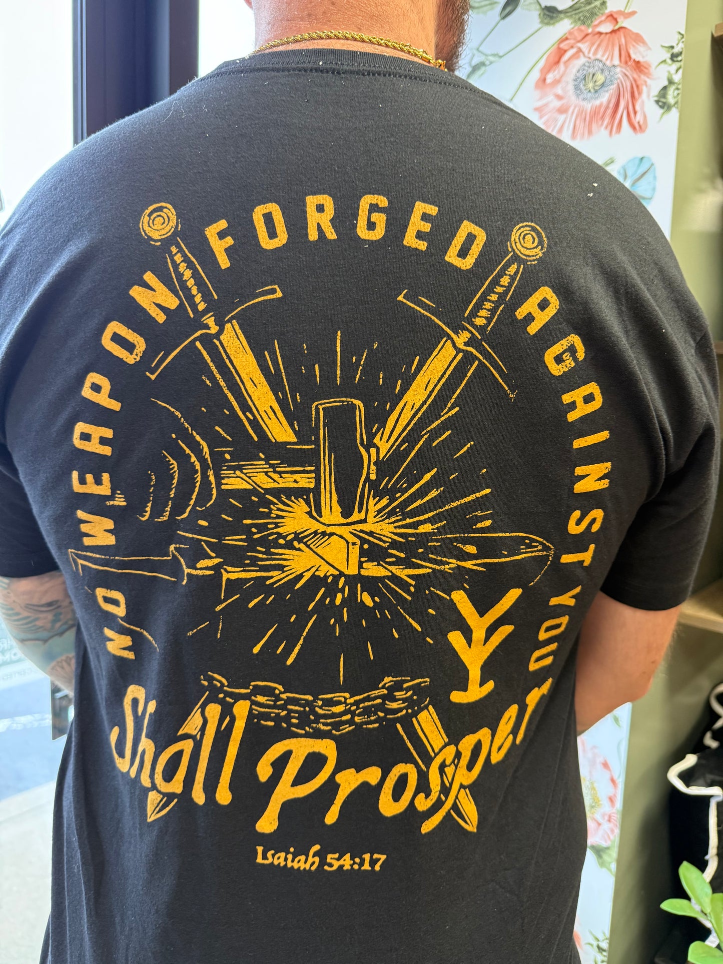 No Weapons Forged Tee