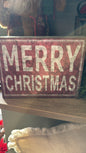 Merry Christmas metal picture