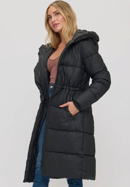Nordic Luxe Hooded Coat