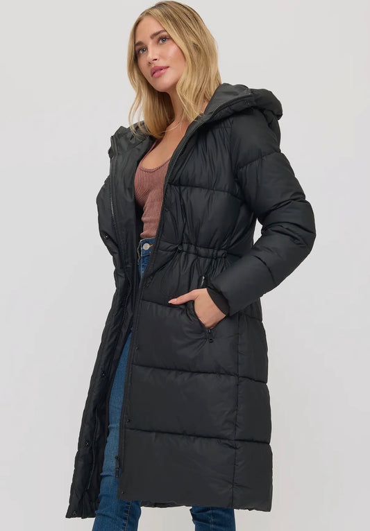 Nordic Luxe Hooded Coat