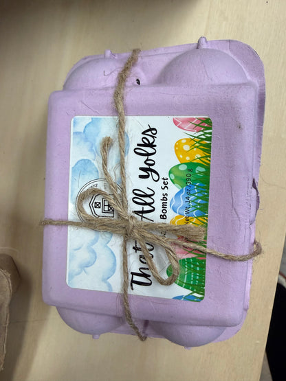 Egg Carton Bath Bombs