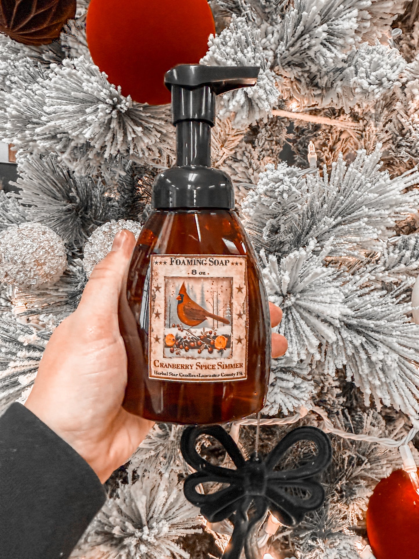 Christmas foaming hand soap