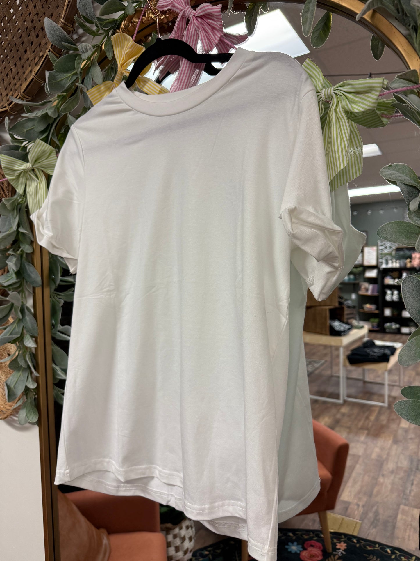 Basic crew neck tees-4 colors