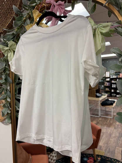 Basic crew neck tees-4 colors