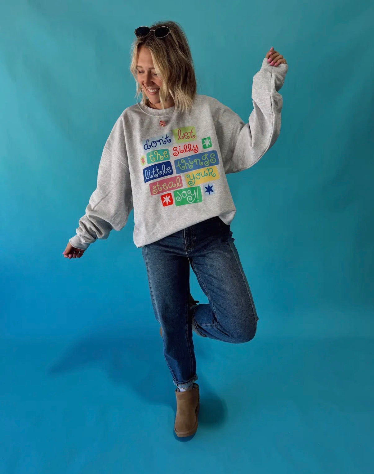 Steal your joy crewneck